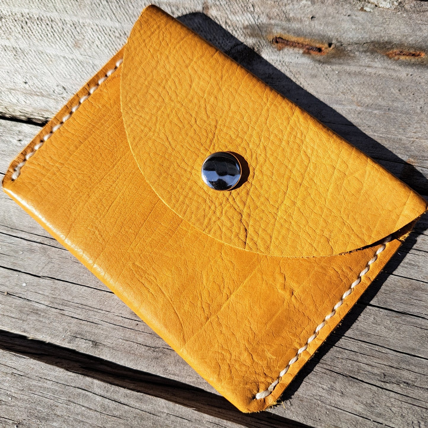 Handstitched Coin & Card Keeper