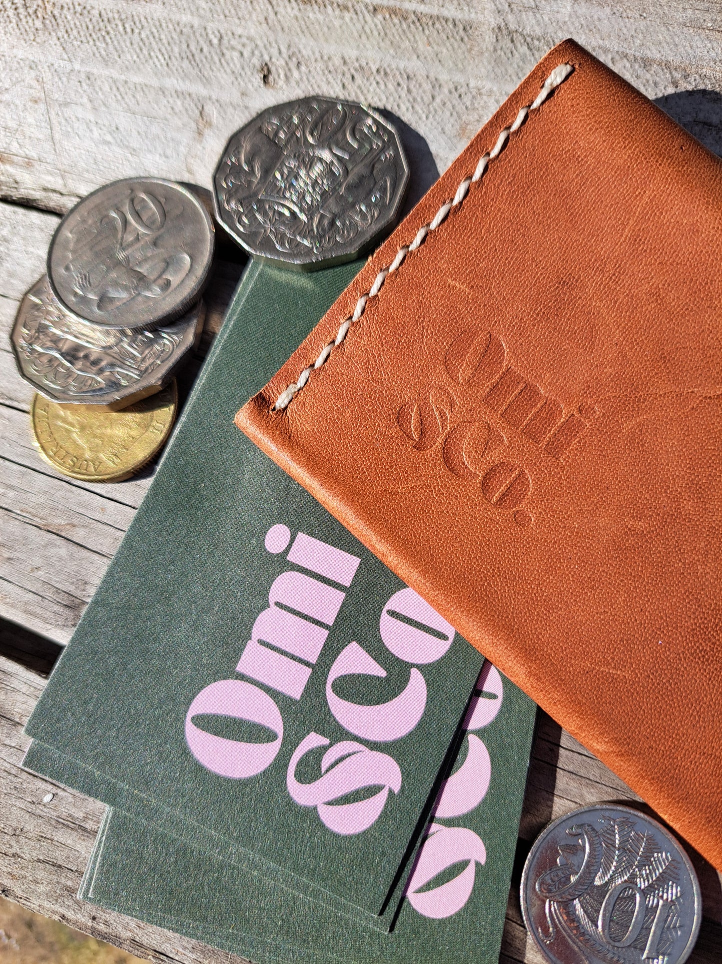 Handstitched Coin & Card Keeper