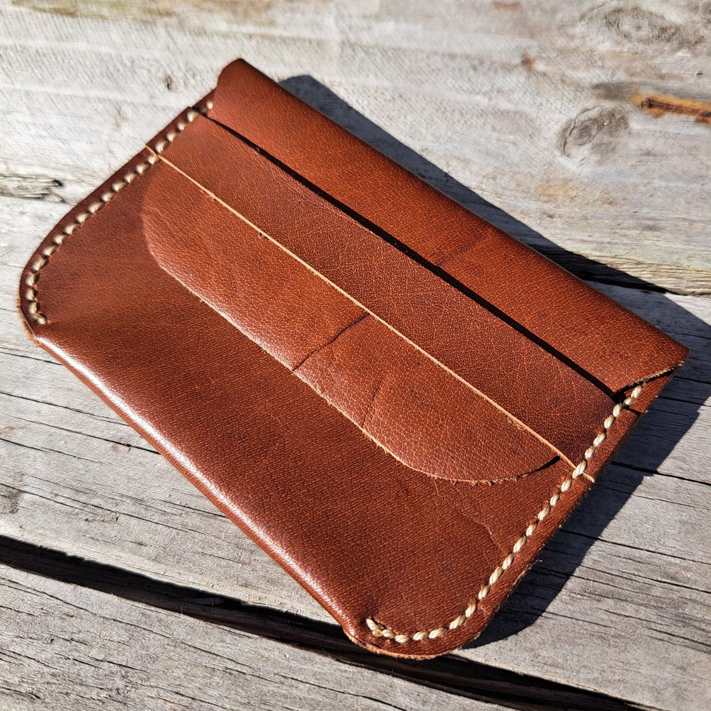 Handstitched Coin & Card Keeper