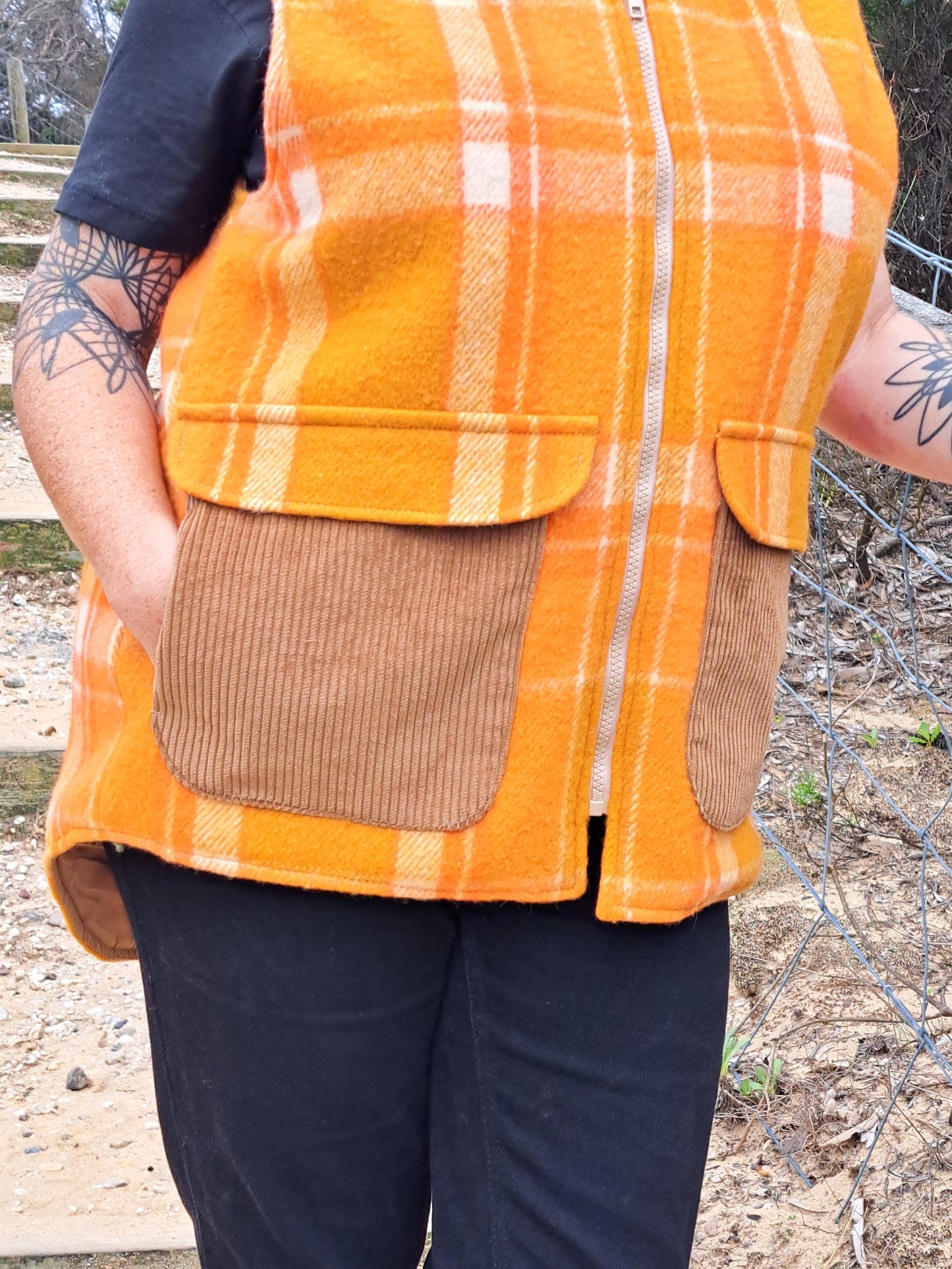 Heritage Body Warmer - Clementine