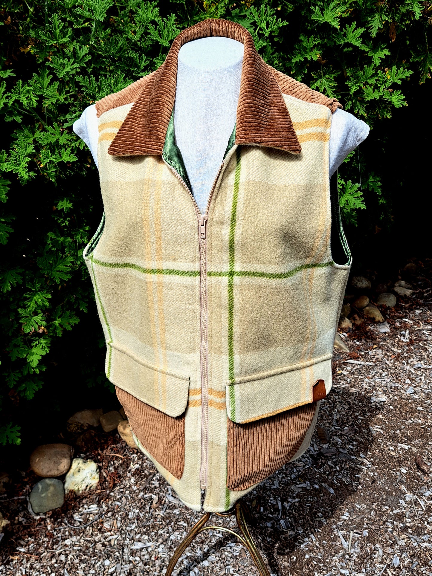 Heritage Body Warmer - Stone & Forest