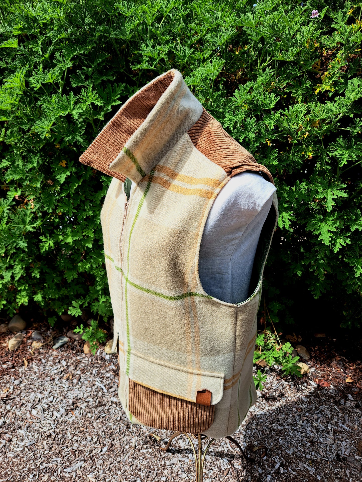 Heritage Body Warmer - Stone & Forest