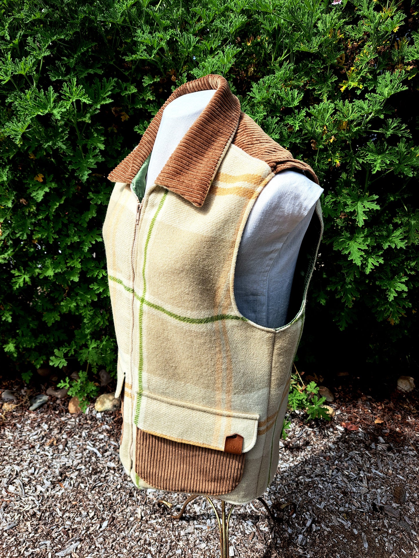 Heritage Body Warmer - Stone & Forest