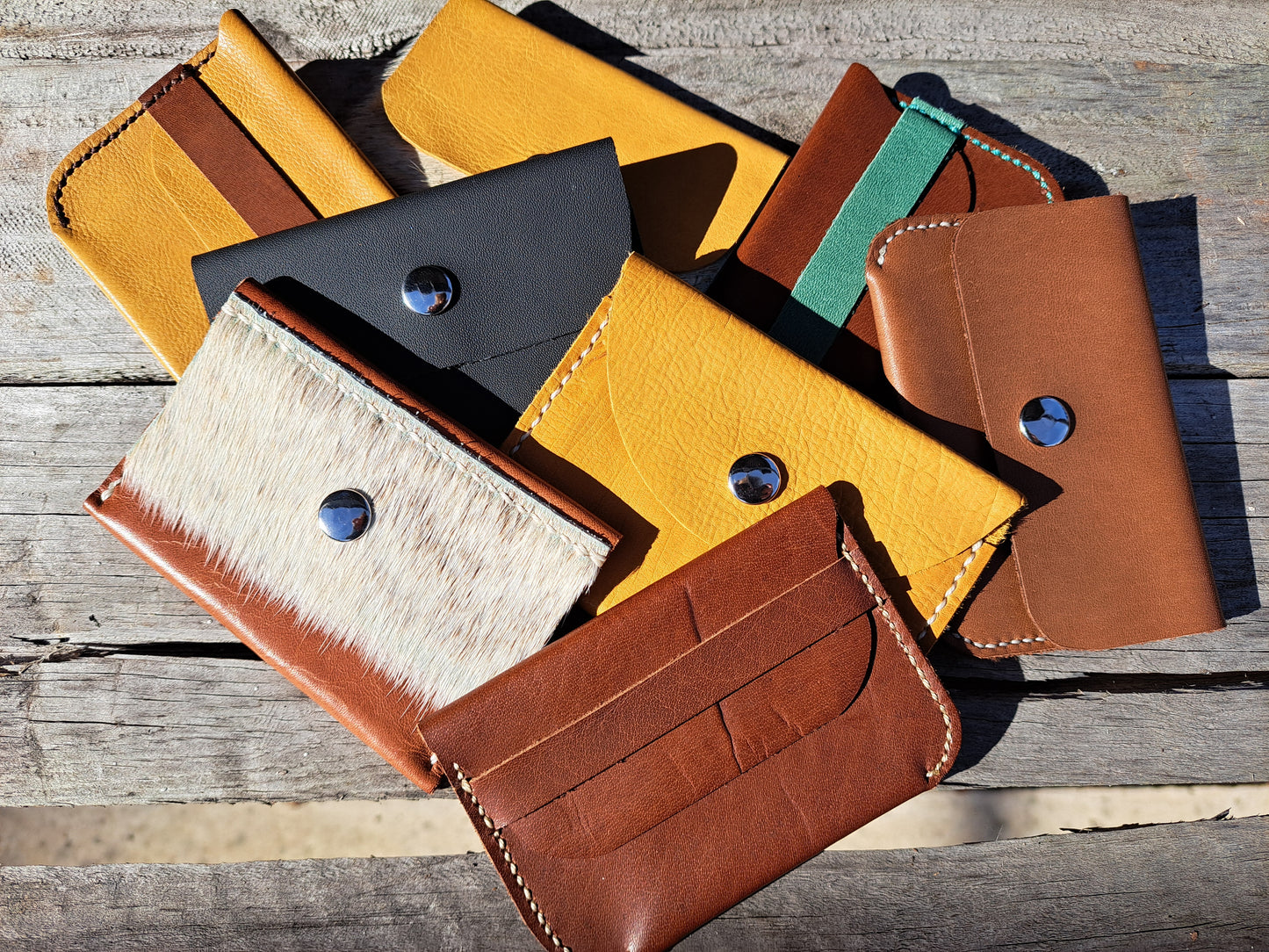 Handstitched Coin & Card Keeper