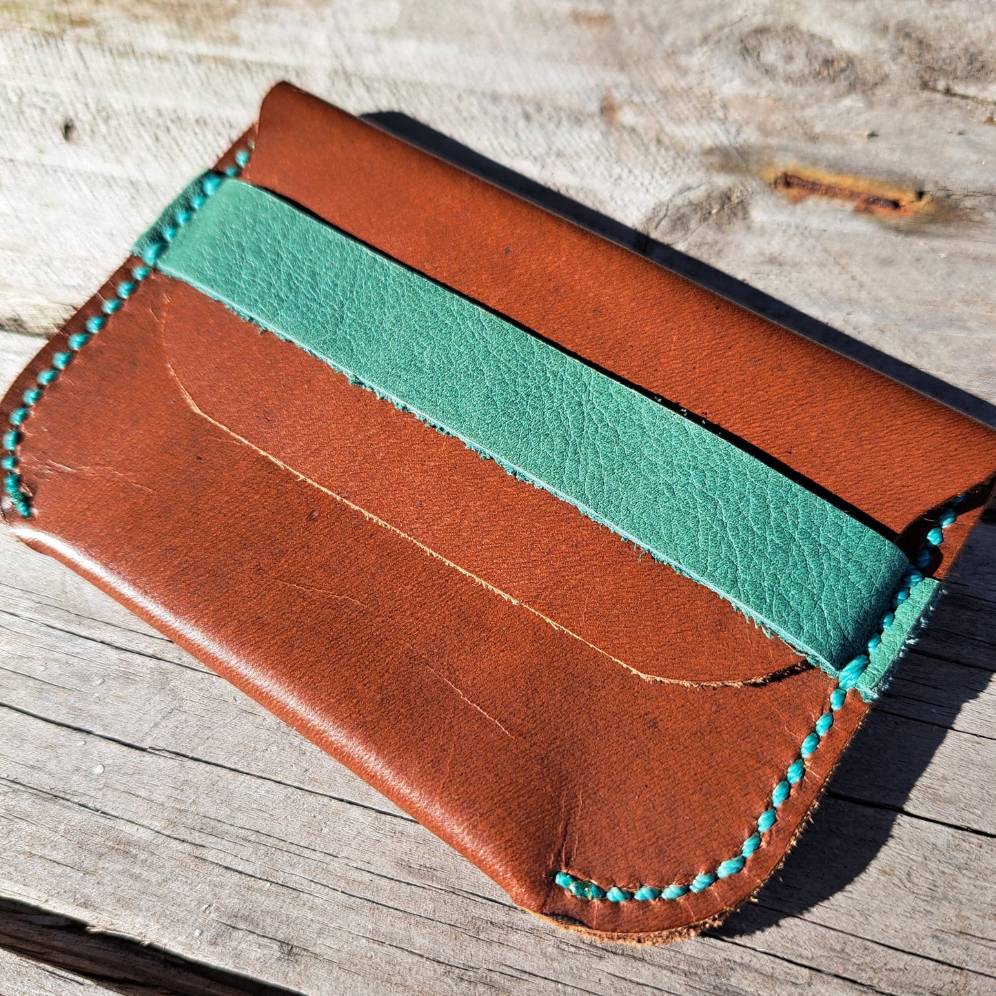 Handstitched Coin & Card Keeper