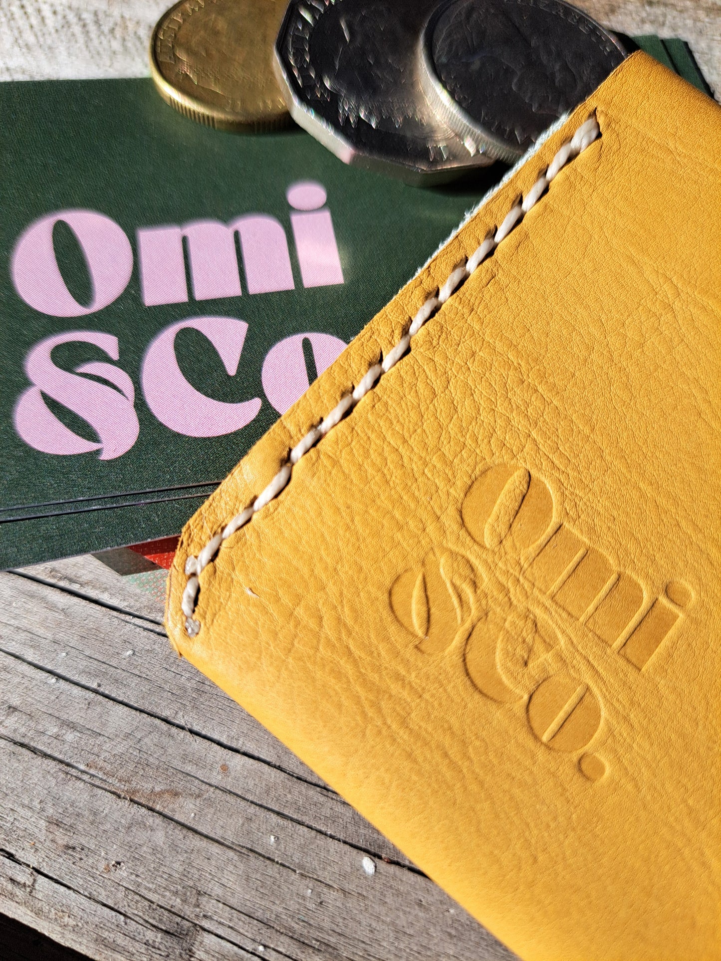 Handstitched Coin & Card Keeper