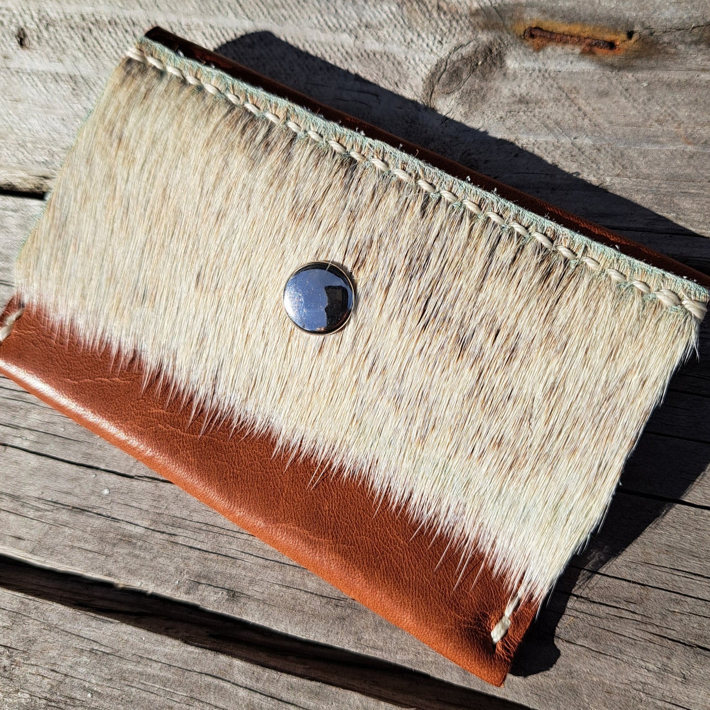 Handstitched Coin & Card Keeper