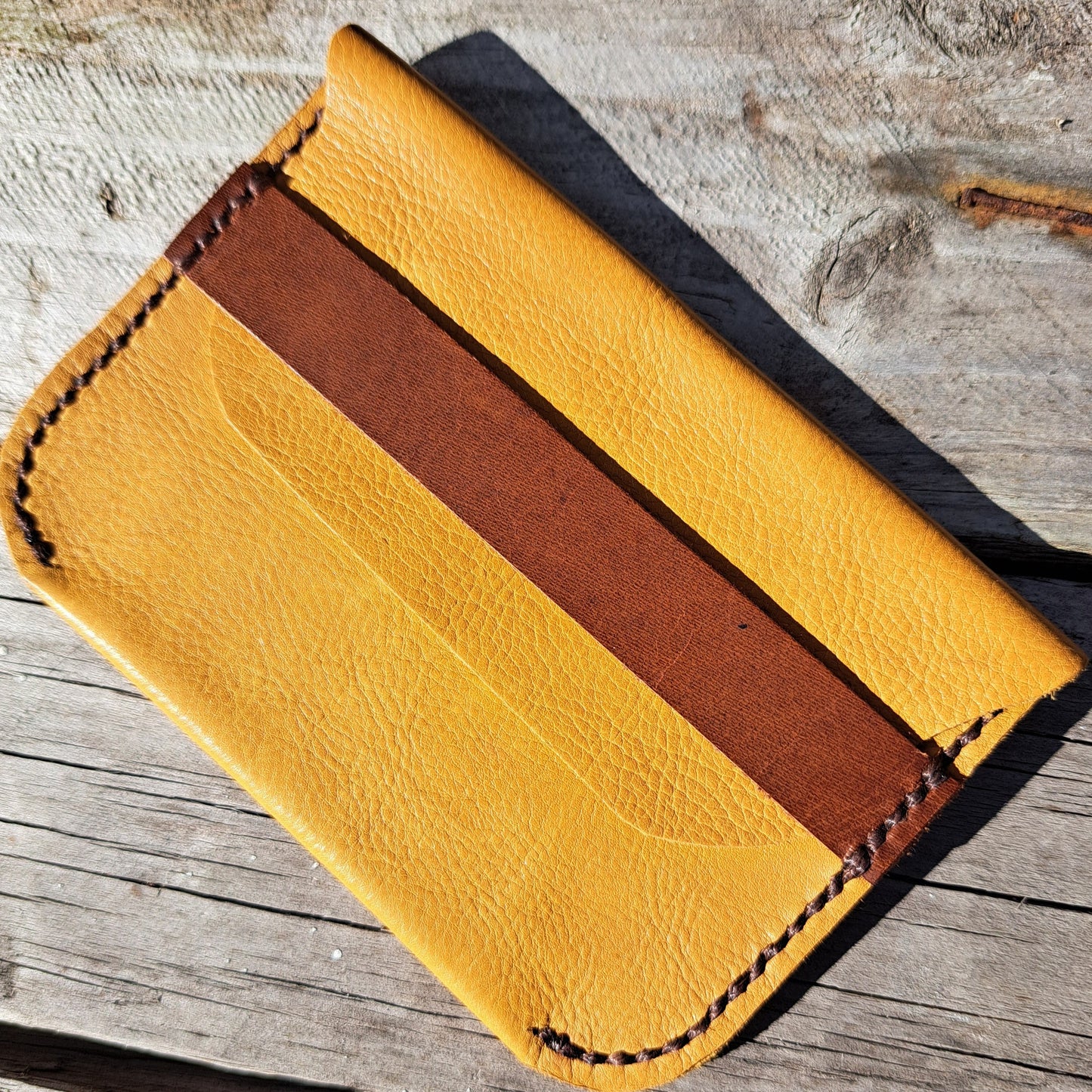 Handstitched Coin & Card Keeper
