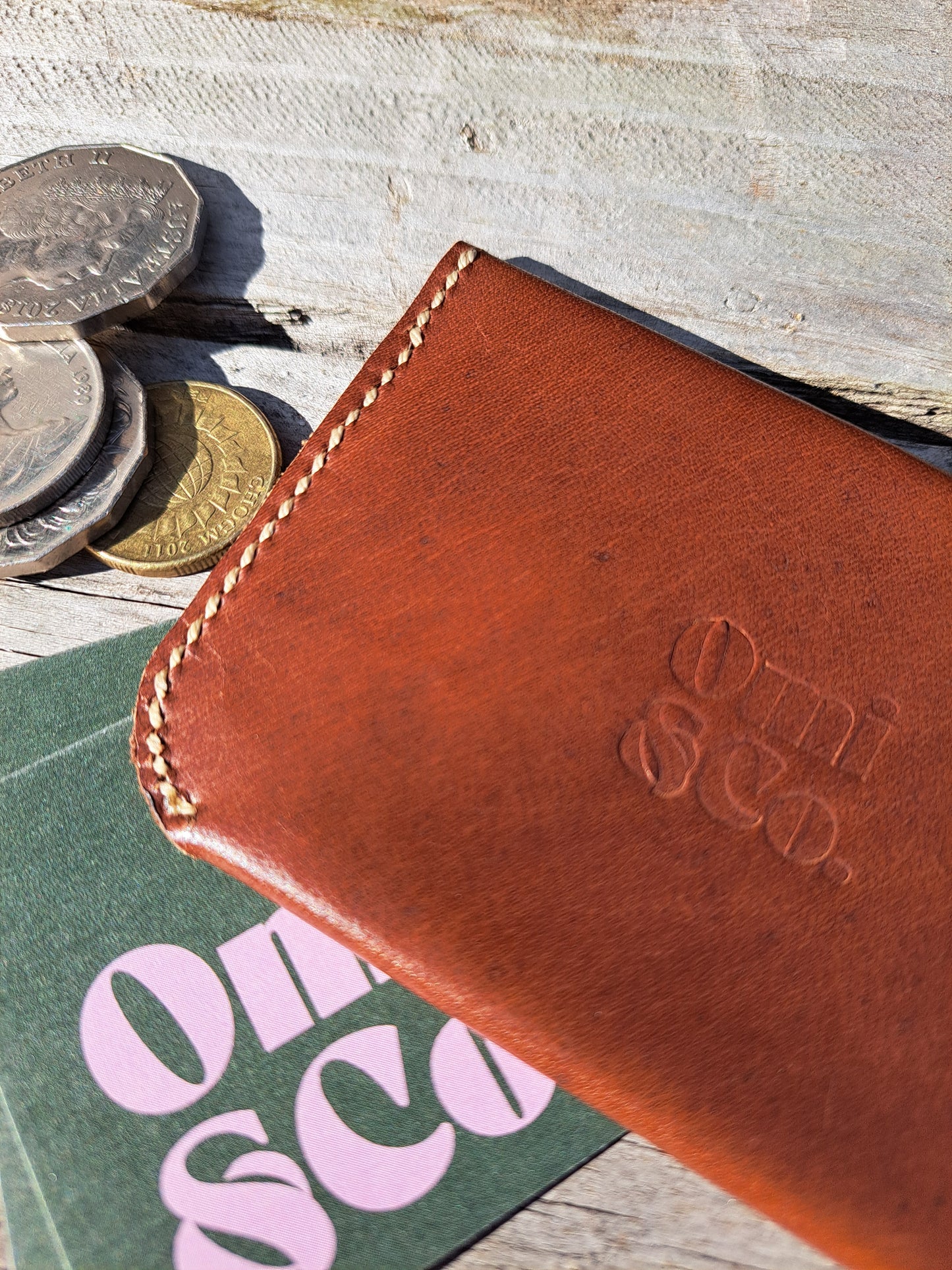Handstitched Coin & Card Keeper
