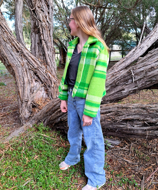 The Heritage Collection - Jacket in Emerald & Moss