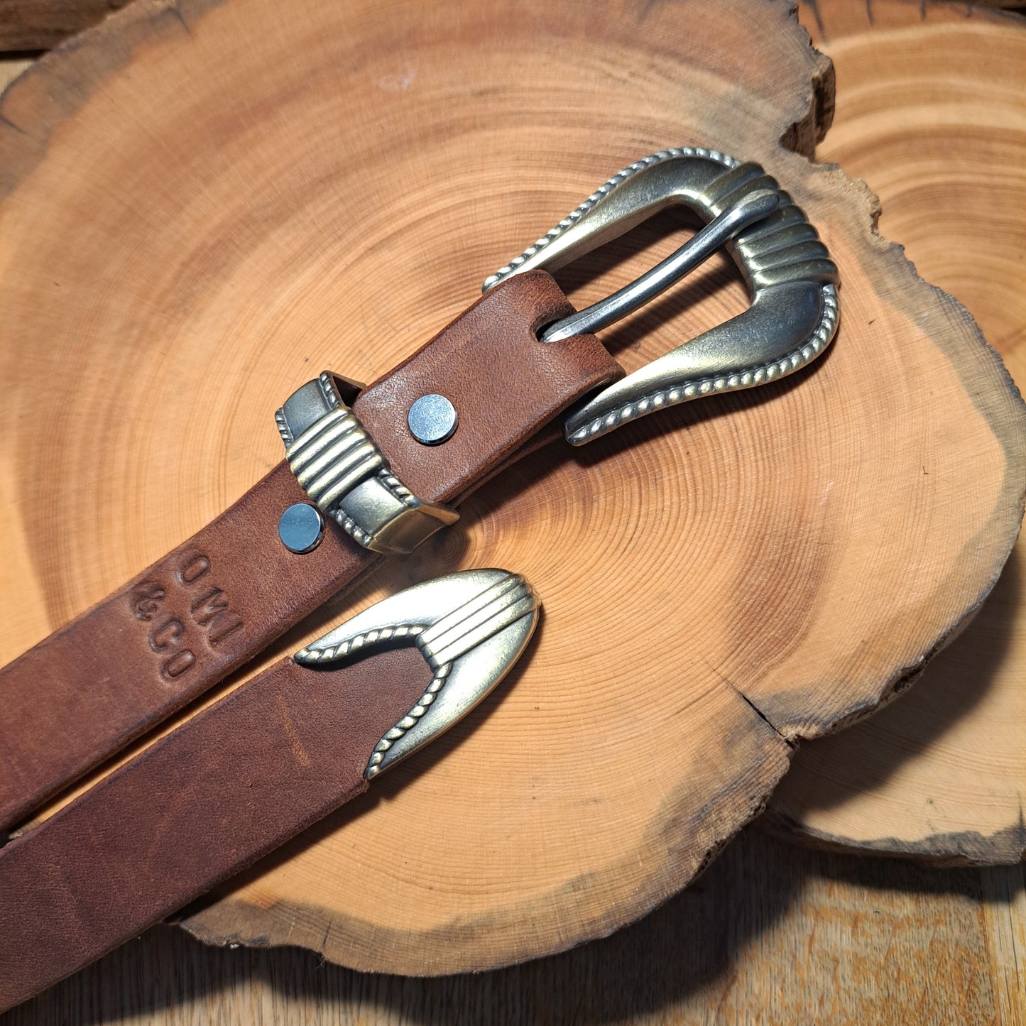 Belt - Western Brass